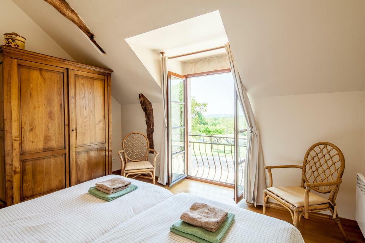 Chambres Et Table D'Hotes La Panacee Cuzance Bagian luar foto